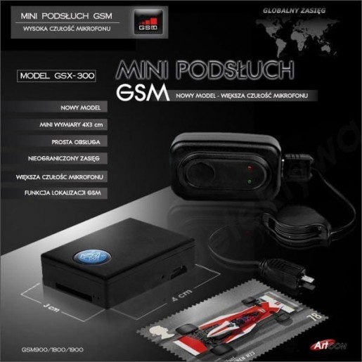 Mini podsłuch GSM nowy model GSX-300